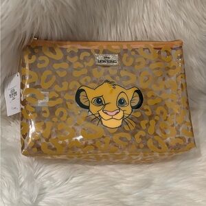 Lion King Simba Makeup Travel Bag NWT